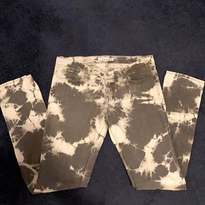 J brand sz 32 tie dye jean cult low rise pencil